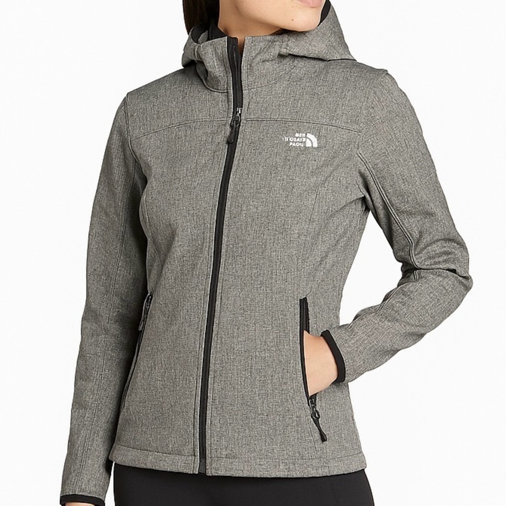 The North Face Jacket Apex Bionic Special Edition Hooded Zipped Heathered Grey M